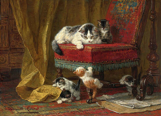  Painting - Mother's Pride #4 by Henriette Ronner-Knip
