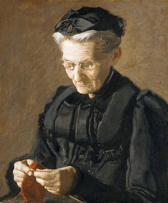 Mrs. Mary Arthur Print by Thomas Eakins Mrs. Mary Arthur Print by Thomas Eakins