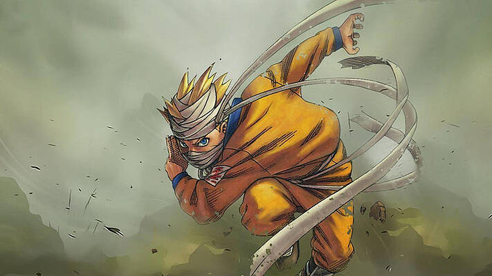 Naruto, Naruto Uzumaki #19 Art Print by Issam Lachtioui - Fine Art America