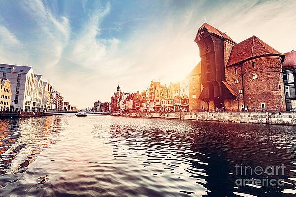 Old town of Gdansk Danzig in Poland. Zuraw crane by Michal Bednarek Old town of Gdansk Danzig in Poland. Zuraw crane by Michal Bednarek