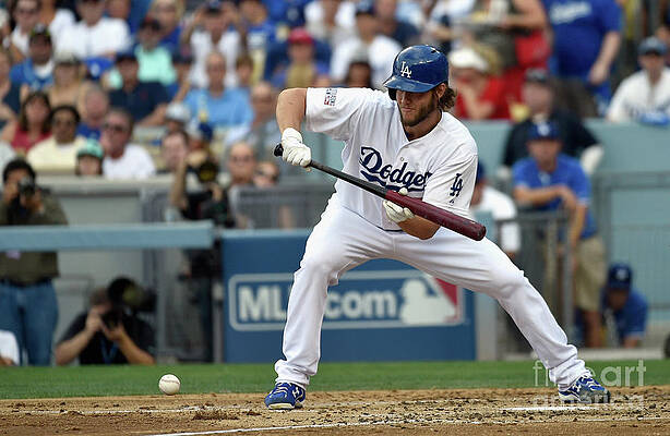Clayton Kershaw Print by Kevork Djansezian