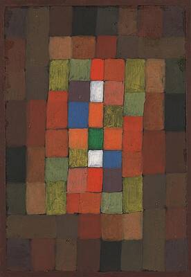 Wall Art - Painting - Static Dynamic Gradation #7 by Paul Klee