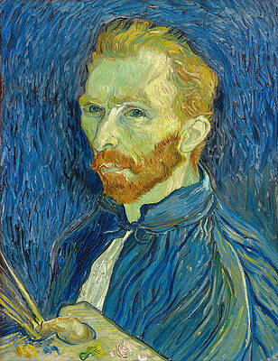 Self-Portrait Print by Vincent van Gogh