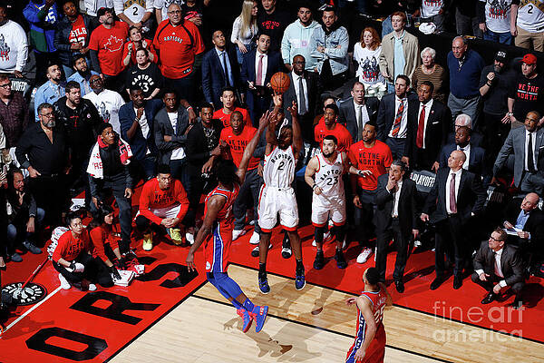  Photograph - Kawhi Leonard #8 by Mark Blinch