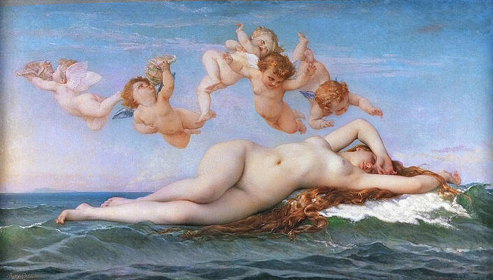 The birth of Venus Print by Alexandre Cabanel
