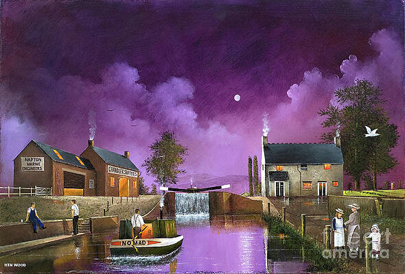 A-0189 - Napton Lock by Ken Wood A-0189 - Napton Lock by Ken Wood