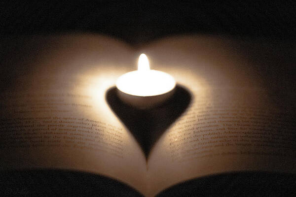 A candle lit novel by JKap Photography