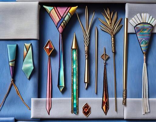 Wall Art - Digital Art - A Collection of Guild Insignia Obtained Improperly by Eris And AI