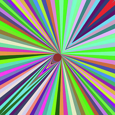 Wall Art - Digital Art - A Colour Burst Generative Pattern 2 by Coded Images
