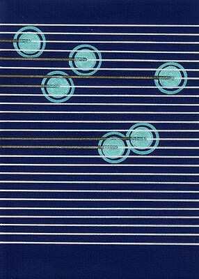 Wall Art - Digital Art - A Concentric Circle And Line Coded Fusion - 21 by Coded Images