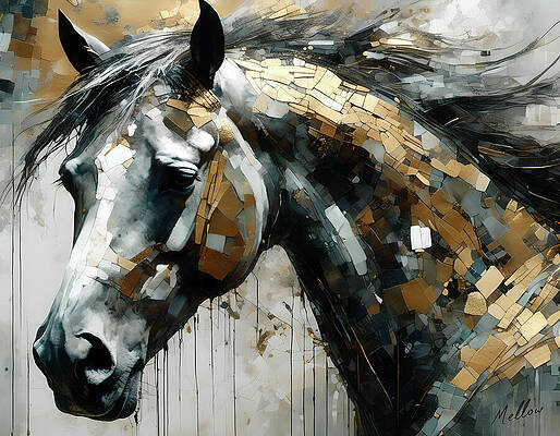 Wall Art - Digital Art - A Mustang's Spirit by Mellow Art