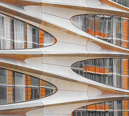 Wall Art - Photograph - A NYC Reflection and its Many Patterns by Sylvia Goldkranz