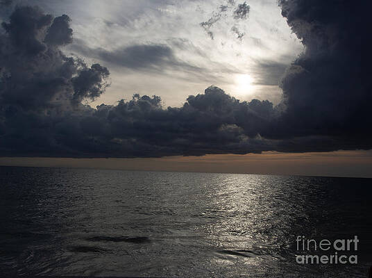 Wall Art - Photograph - A Silver Sunset Off Pass-a-Grille Beach by L Bosco