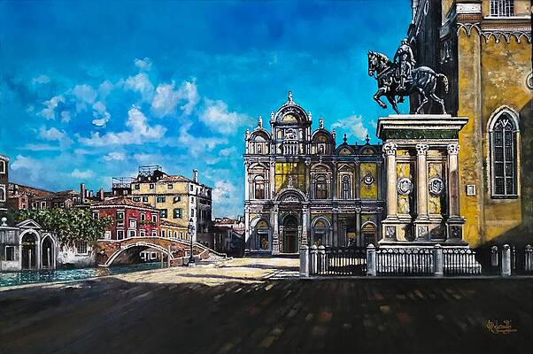 A Venetian square by Raouf Oderuth