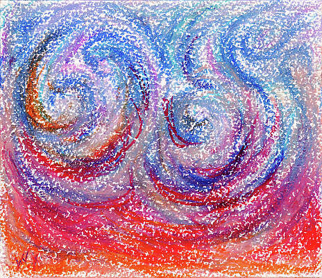 Wall Art - Drawing - A Winter Night by William Russell Nowicki