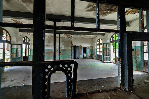 Abandoned railway station. Ticket office and main hall by RicardMN Photography Abandoned railway station. Ticket office and main hall by RicardMN Photography