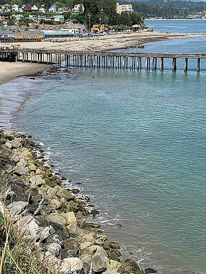 Above Capitola Beach by Jennifer Kane Webb Above Capitola Beach by Jennifer Kane Webb