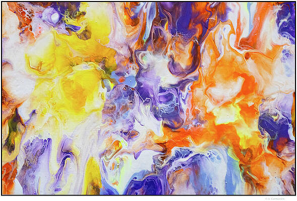 Abstract Acrylic Painting, 42 by A Macarthur Gurmankin Abstract Acrylic Painting, 42 by A Macarthur Gurmankin
