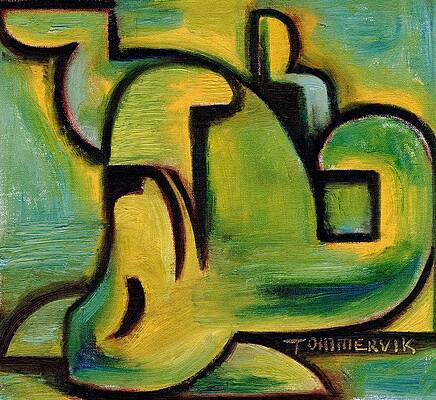 Abstract Dog Rolling On His Back Art Print by Tommervik Abstract Dog Rolling On His Back Art Print by Tommervik