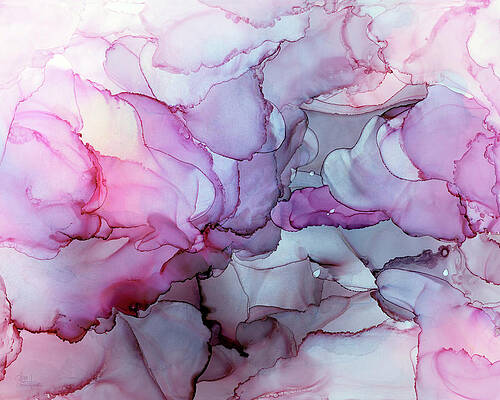 Abstract Flower Watercolor Paintings Fine Art America