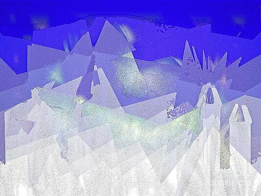 Abstract Geometric Frosted Chimneys by Dee Flouton Abstract Geometric Frosted Chimneys by Dee Flouton
