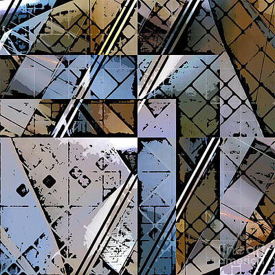 Abstract Geometric Tile by Phil Perkins Abstract Geometric Tile by Phil Perkins