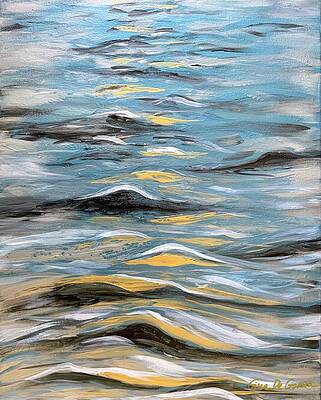 Abstract Ocean at Sunset by Gina De Gorna Abstract Ocean at Sunset by Gina De Gorna