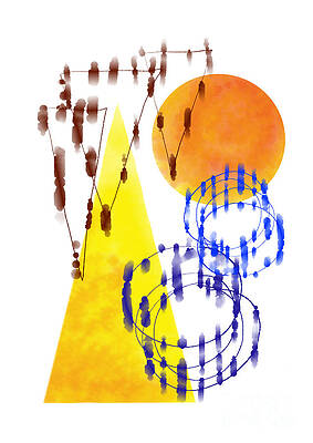 Abstract shapes I by SREERANJINI RAN MY ART