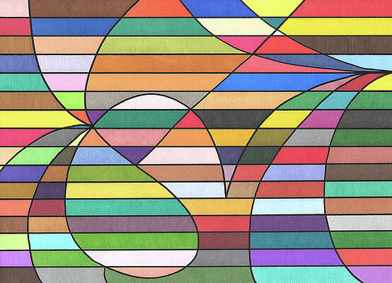 Abstract Stripes Painting 31 by Mercury McCutcheon Abstract Stripes Painting 31 by Mercury McCutcheon