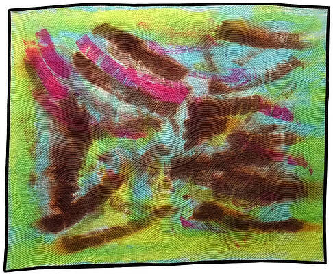  Painting - Abstract Textures 1.2 by Jean Judd