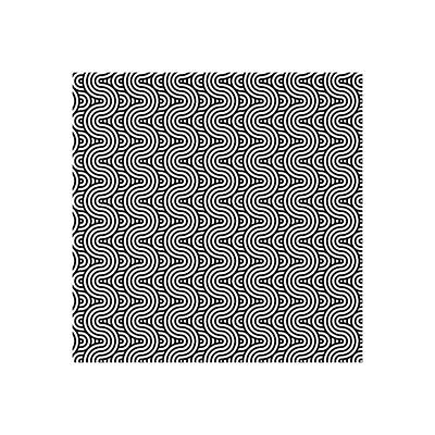 Abstract Wavy Lines White and Black Pattern by Deepak Sharma
