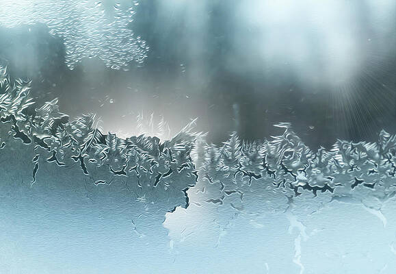Abstract Winter Ice by Sandra J's Abstract Winter Ice by Sandra J's