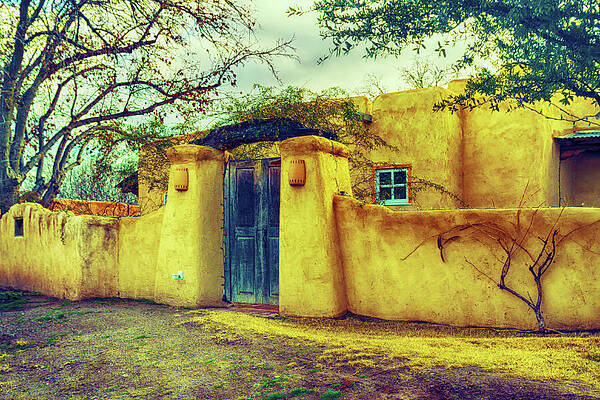 Wall Art - Photograph - Adobe house La Mesilla New Mexico by Tatiana Travelways
