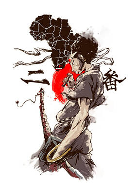 Afro Samurai 2007 #3 Art Print by Geek N Rock - Pixels