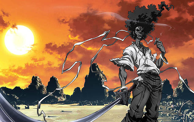 Afro Samurai' Poster, picture, metal print, paint by Sultan Studio