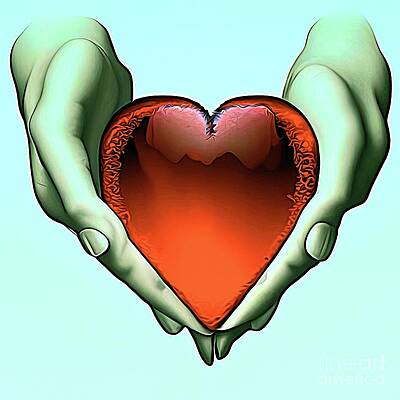 AI Art My Heart is in Your Hands Abstract Expressionism by Rose Santuci-Sofranko AI Art My Heart is in Your Hands Abstract Expressionism by Rose Santuci-Sofranko