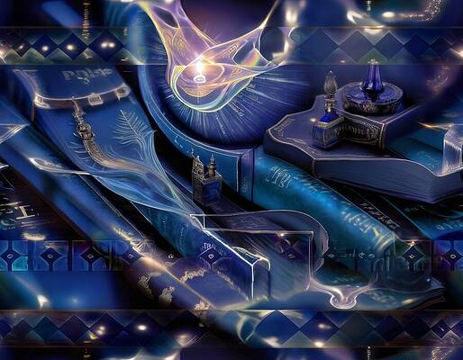 Wall Art - Digital Art - Alchemy Abstract by Eris And AI