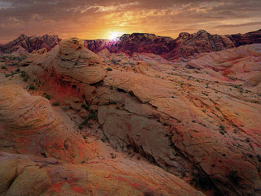 Wall Art - Photograph - Alien Landscape Sunrise by Frank Wilson