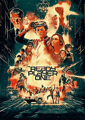 Ready Player One - One Sheet Wall Poster, 22.375 x 34, Framed