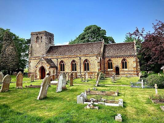 Wall Art - Photograph - All Saints Church Pitsford by Gordon James