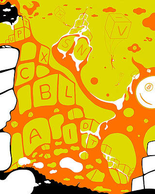 Wall Art - Digital Art - Alpha Beta Blocks by Craig Tilley