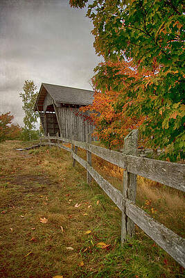 A.M Foster Covered Bridge - Cabot, Vt. by Joann Vitali A.M Foster Covered Bridge - Cabot, Vt. by Joann Vitali