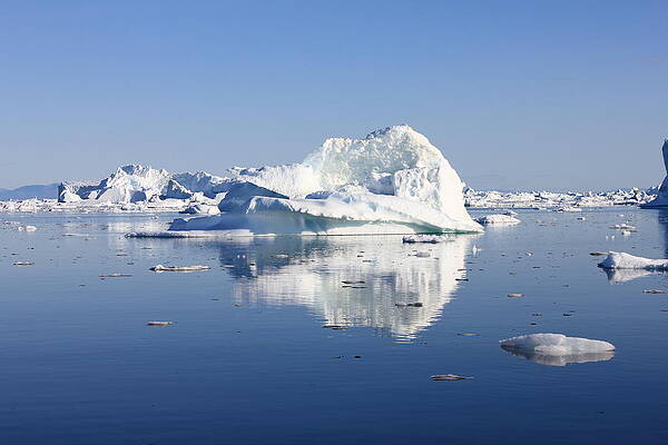  Photograph - Iceberg reflection #2 by Jens Siebel