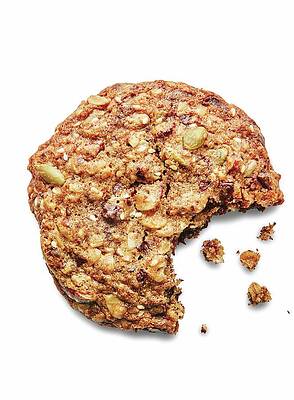 Wall Art - Photograph - An Anytime Chocolate Chip and Oat Cookie by Emma Fishman