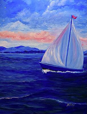 An Evening on the Lake by Peggy Miller An Evening on the Lake by Peggy Miller