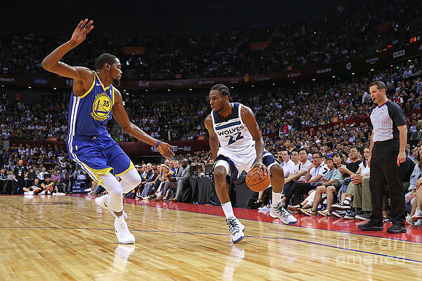 Wall Art - Photograph - Andrew Wiggins and Kevin Durant by David Sherman