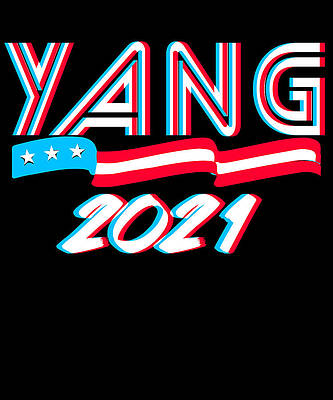 Wall Art - Digital Art - Andrew Yang For NYC Mayor 2021 by Flippin Sweet Gear