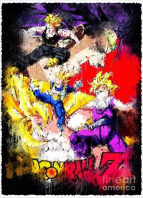 Goku Super Saiyan #1 Acrylic Print by Babbal Kumar - Fine Art America