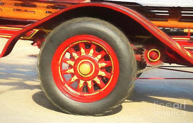 Antique Tire by Karen Silvestri Antique Tire by Karen Silvestri
