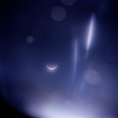 Apollo 14 Crescent Earth by Eric Glaser Apollo 14 Crescent Earth by Eric Glaser